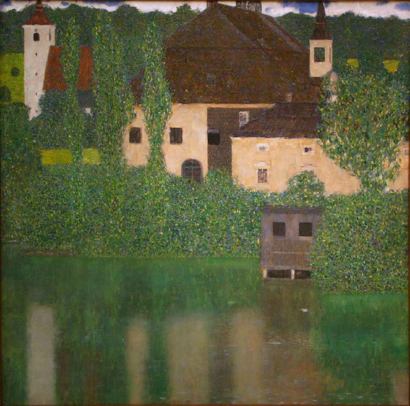 Gustav Klimt Castle with a Moat France oil painting art